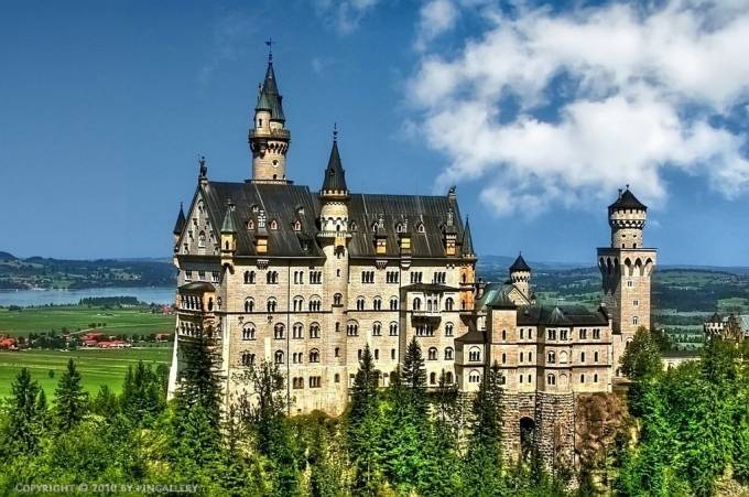 château de Neuschwanstein en Bavière