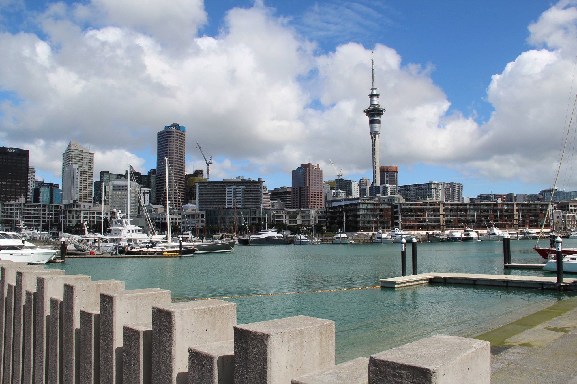 Auckland , Skytower , Harbor