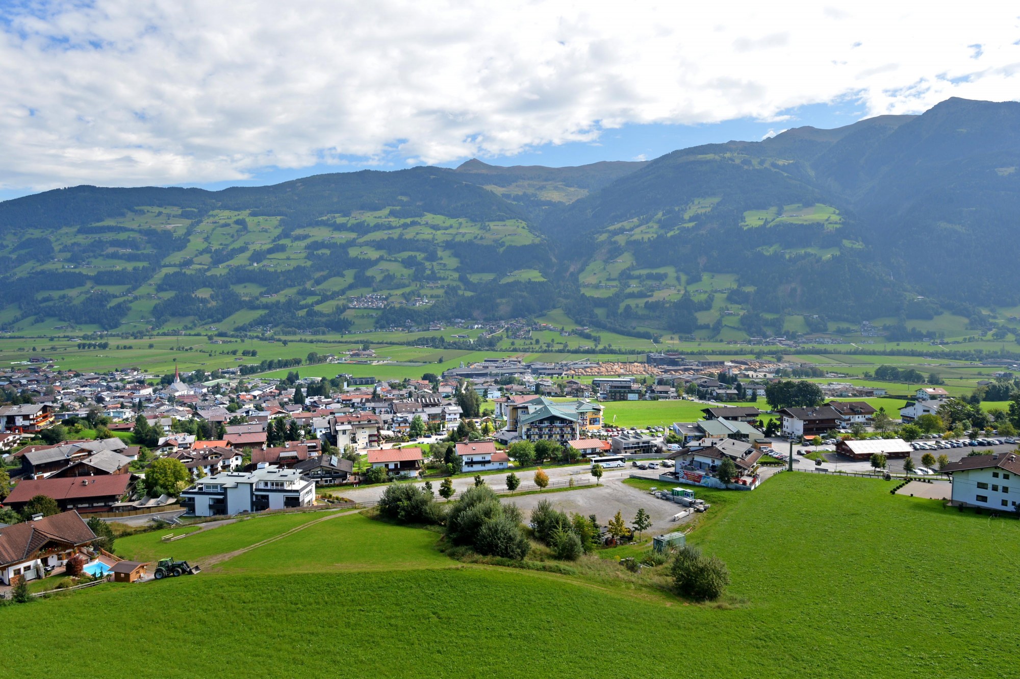 village de Fügen dans le Zillertal
