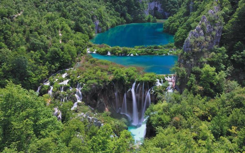 Lac de Plitvice en Croatie